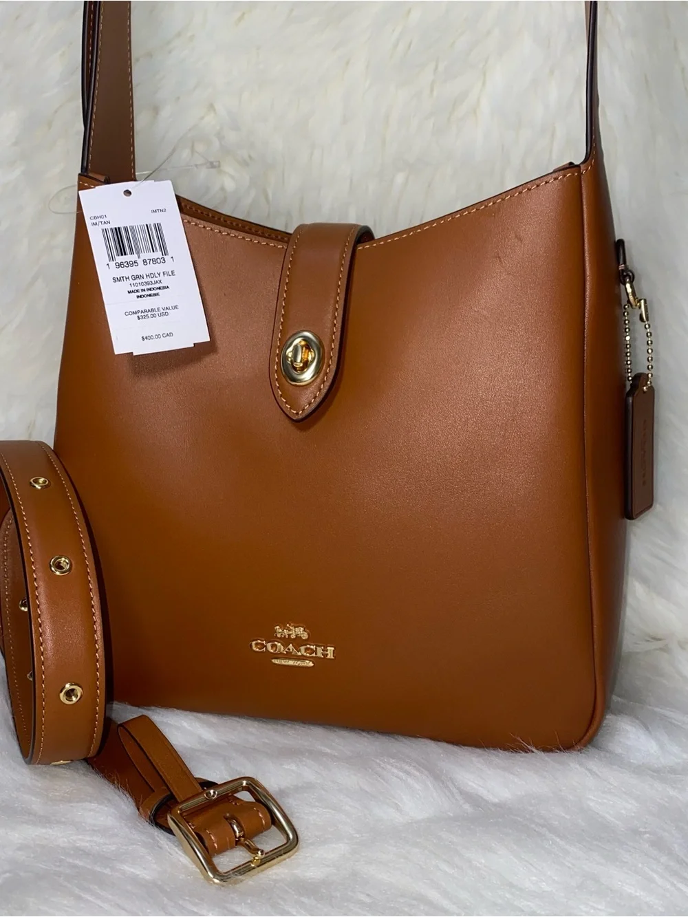 Coach leather purse Hadley Convertible Crossbody New with tags